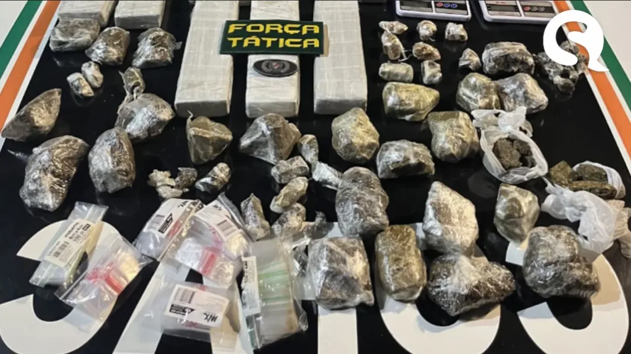 Força Tática da pmce apreende mais de 8 kg de drogas em sobral