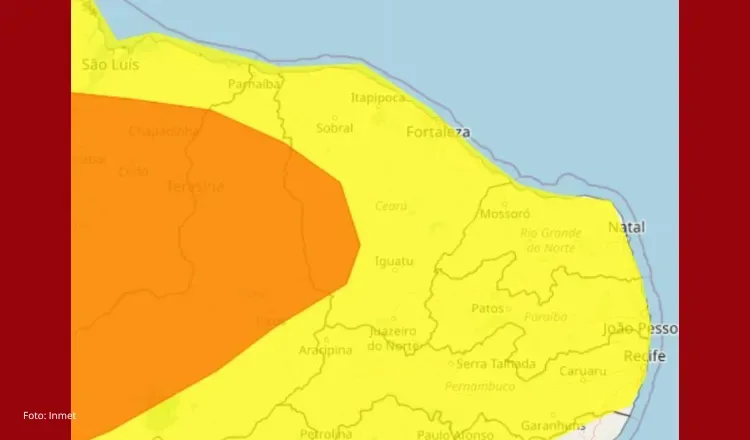 Todo o Ceará recebe aviso de chuvas intensas, mas 22 cidades têm maior ‘perigo’; veja locais