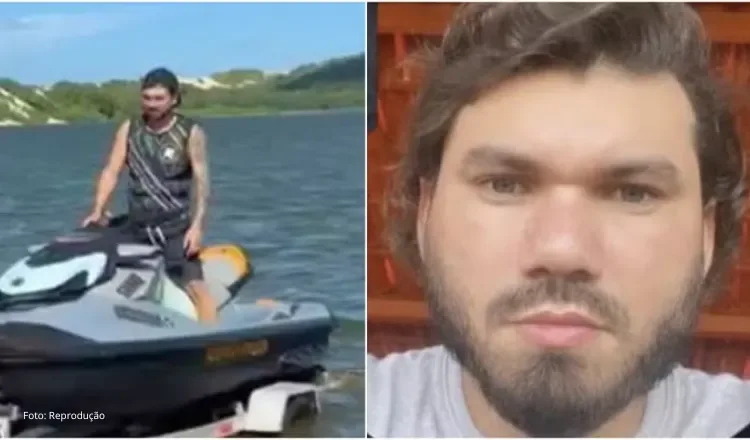 Empresário retirou colete salva-vidas antes de morrer afogado em lagoa durante passeio de moto aquática