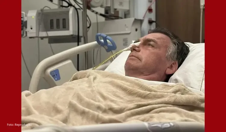Bolsonaro está internado com broncopneumonia bacteriana bilateral, diz hospital