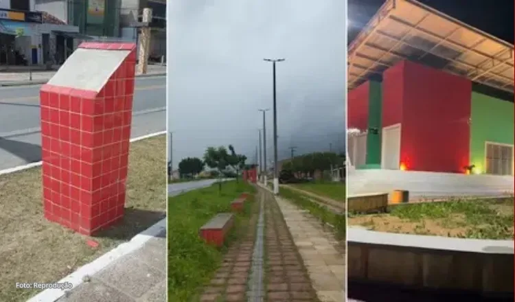 MPCE pede punição a prefeito do PT por usar cor vermelha em equipamentos públicos