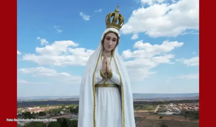 Maior estátua de Nossa Senhora de Fátima celebra 13 de maio no Cariri